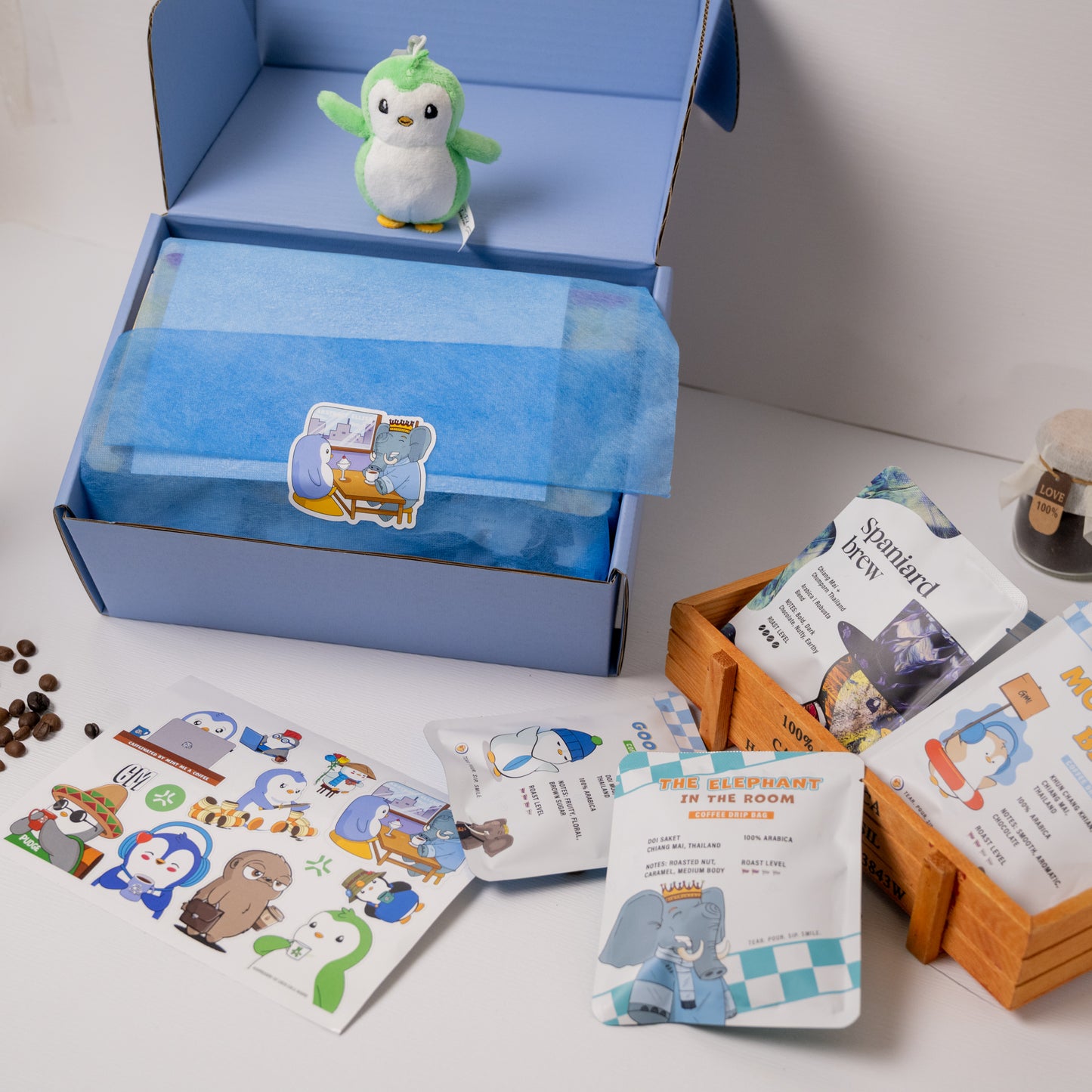 Huddle Coffee Box - Pudgy Penguin Coffee