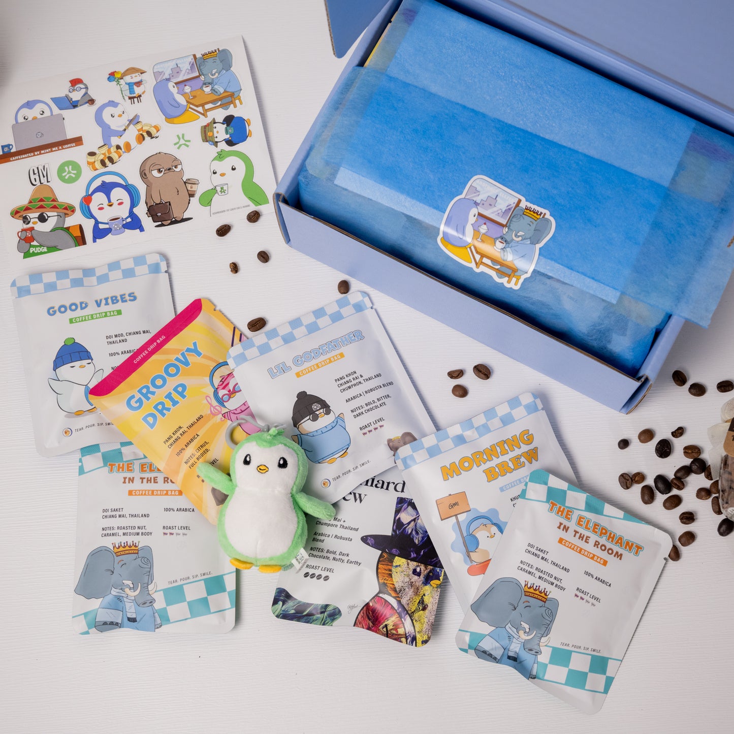 Huddle Coffee Box - Pudgy Penguin Coffee