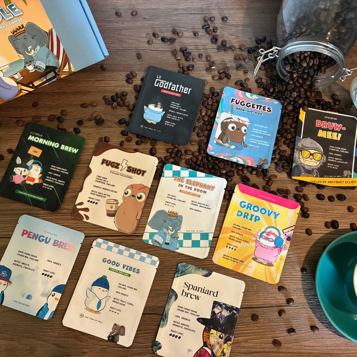 Huddle Coffee Box - Pudgy Penguin Coffee